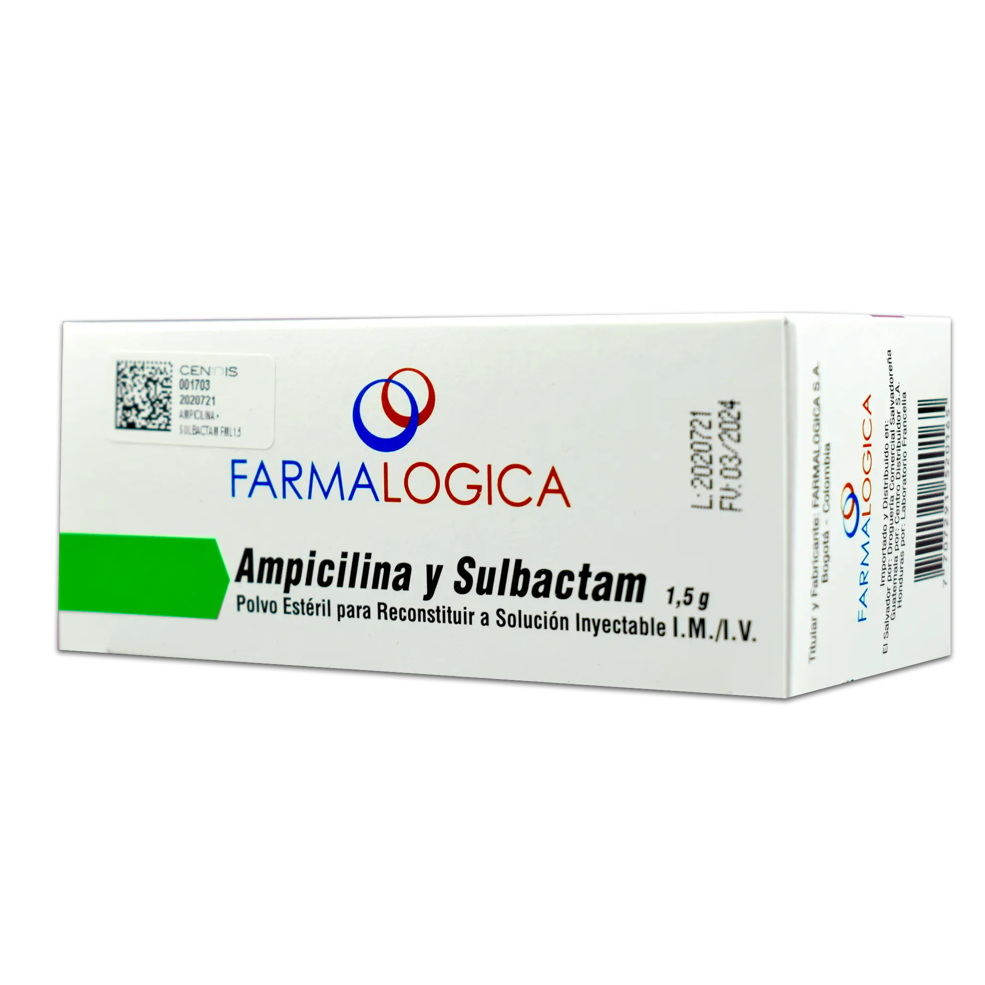 Ampicilina Y Sulbactam 1.5 G - Imagen 2