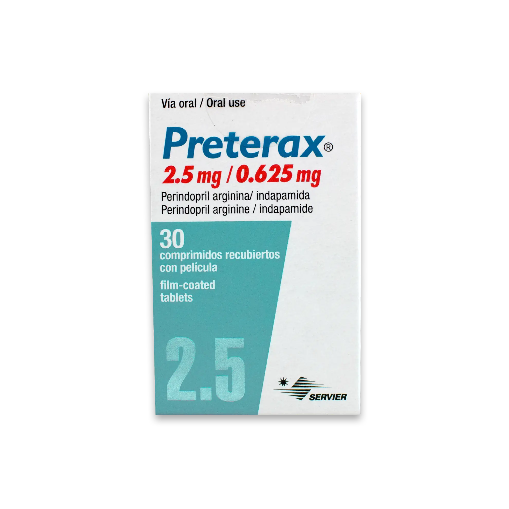 Preterax 2.5 mg/0.625 mg