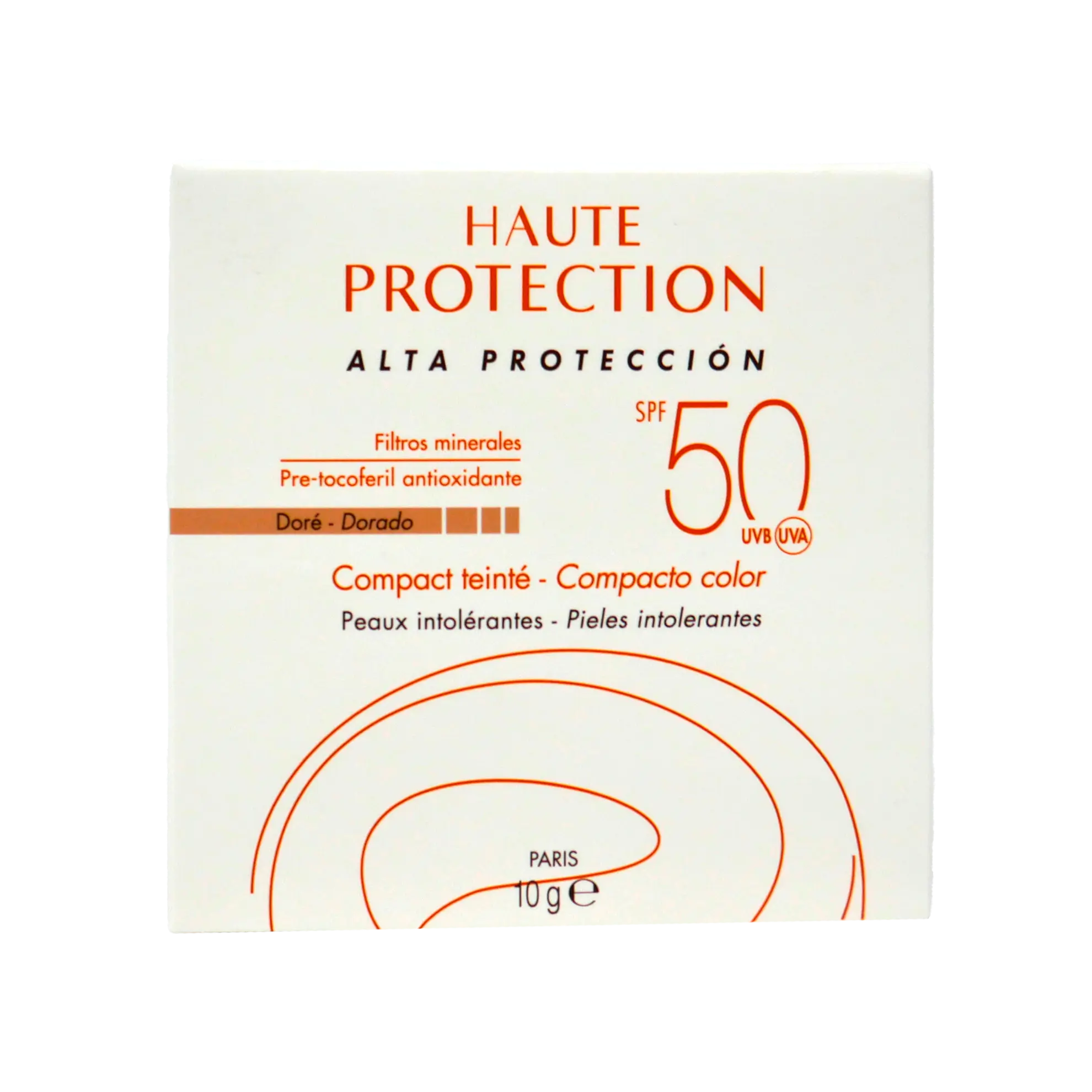 Avene Compacto Protector Solar 50+ Dorado 10 g