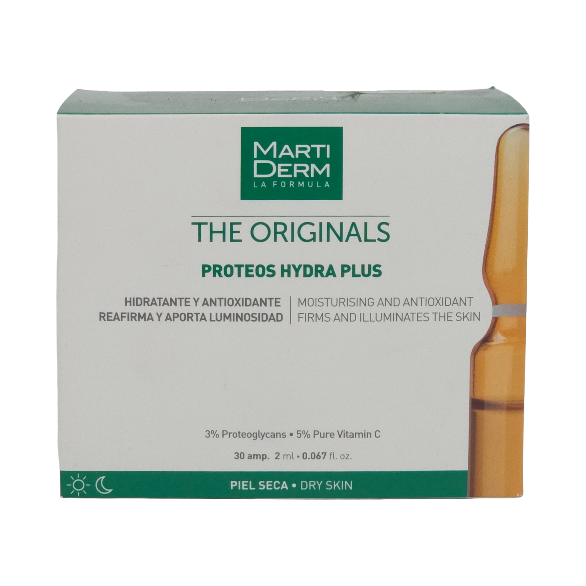 Martiderm proteos hydra plus 30 ampollas de 2ml