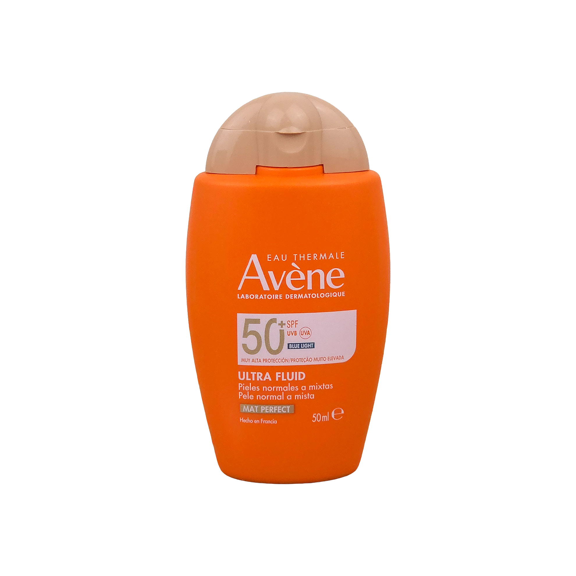 Avene protector solar ultra fluido con color (mat perfect) 50ml SPF 50+