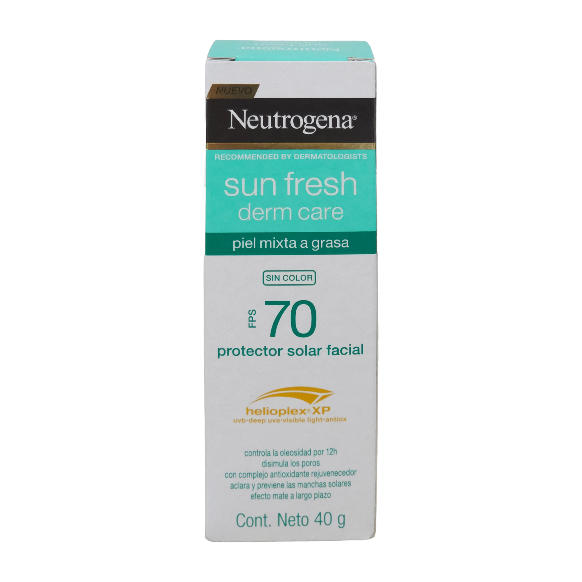 Neutrogena sun fresh fps70 sin color