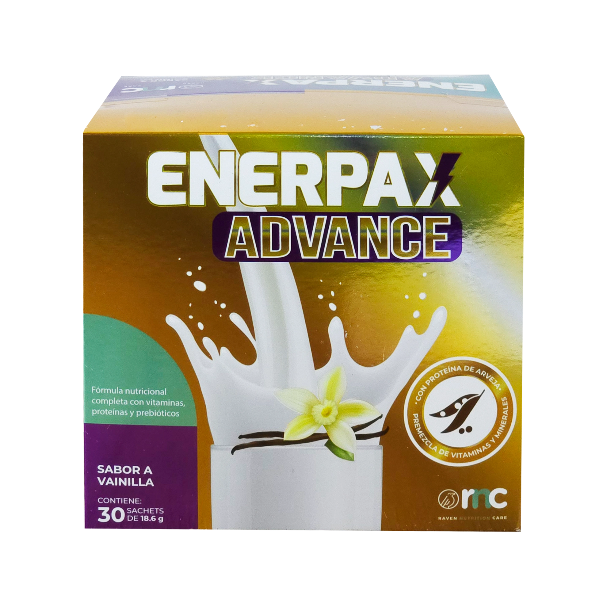 Enerpax Advance bebida sabor vainilla