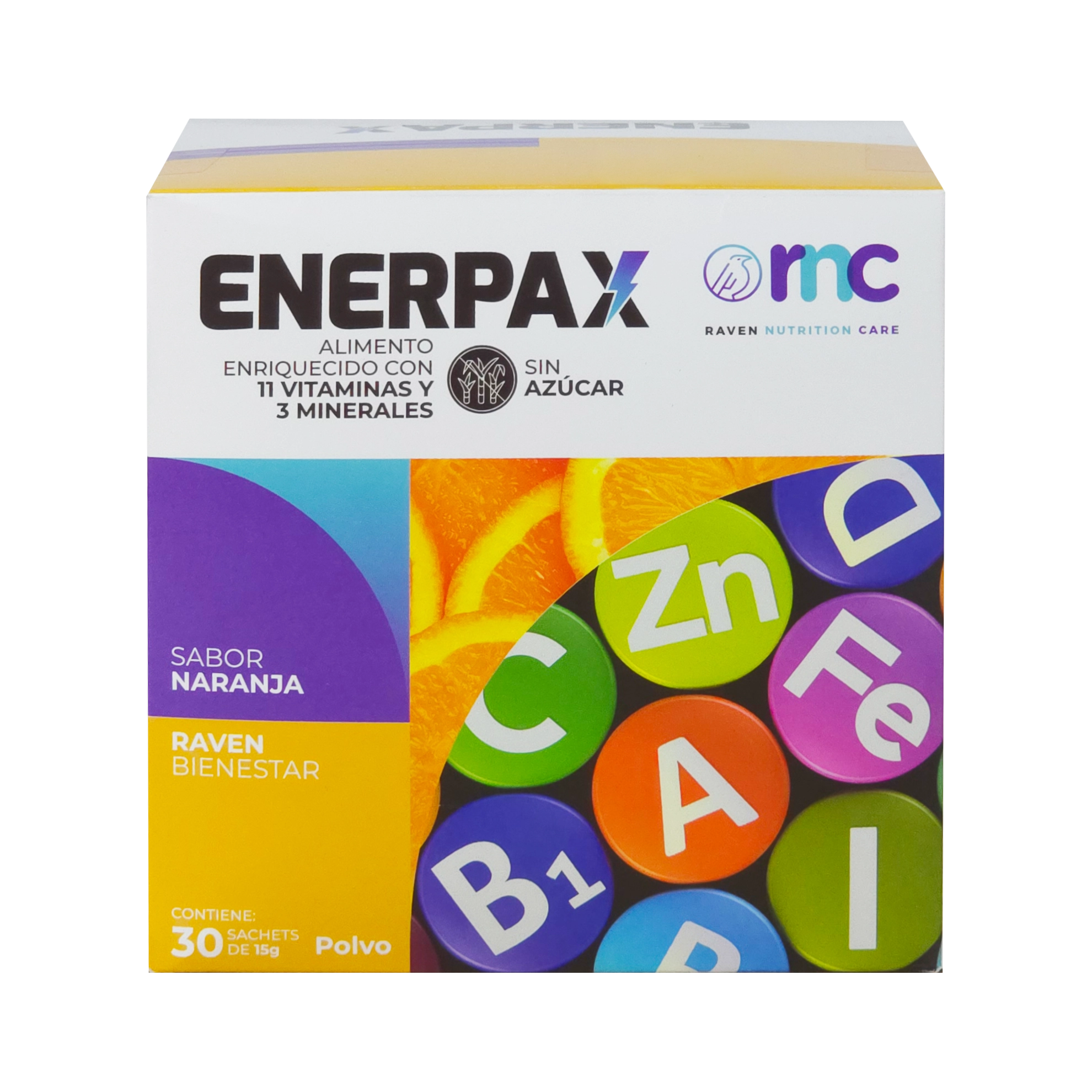 Enerpax bebida sabor naranja