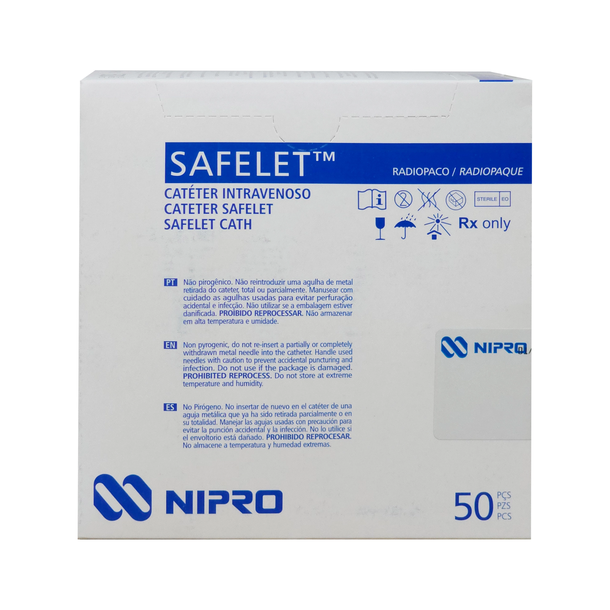 Catéter intravenoso 24gx3/4 Nipro