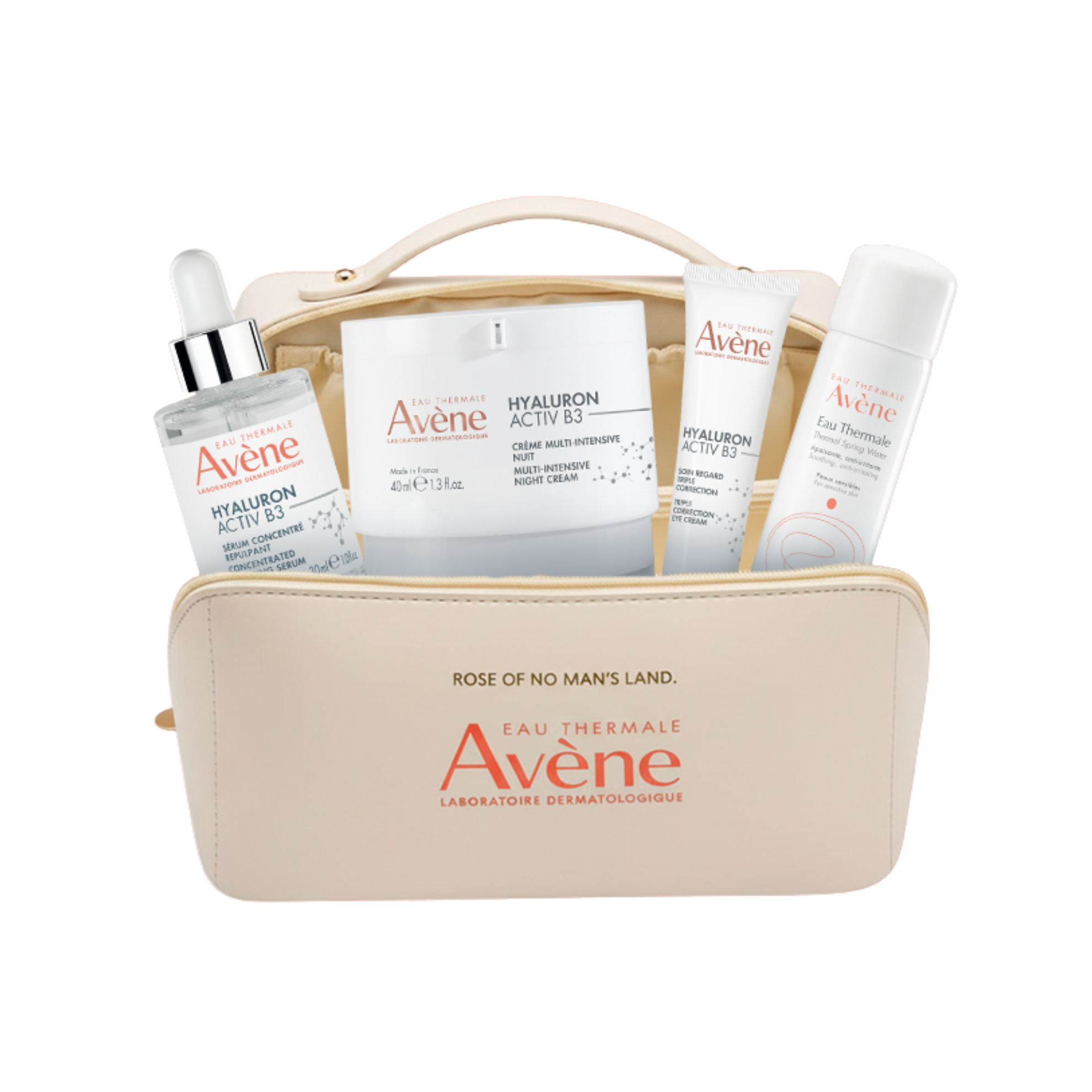 Kit anti-edad + cosmetiquera + mini agua thermal